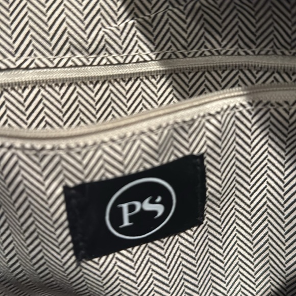 Checkered Navy and White Crossbody Bag - Picture 4 of 5